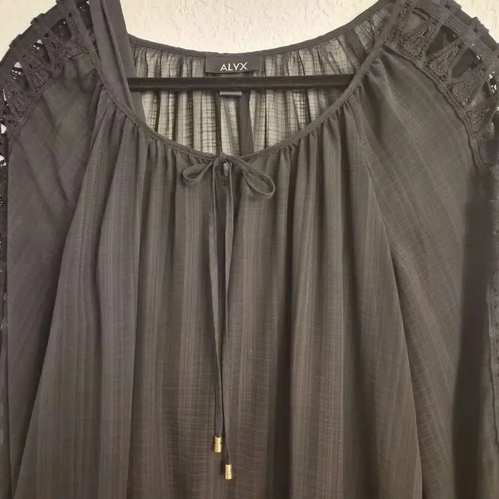 Alyx Flowy Feminine Flirty Blouse w/ Cami: Flattering Fit, Effortless Chic